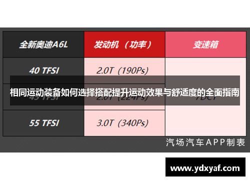 相同运动装备如何选择搭配提升运动效果与舒适度的全面指南