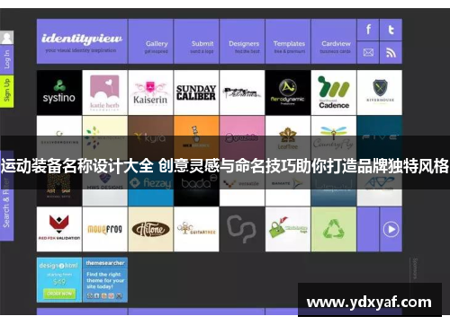 运动装备名称设计大全 创意灵感与命名技巧助你打造品牌独特风格